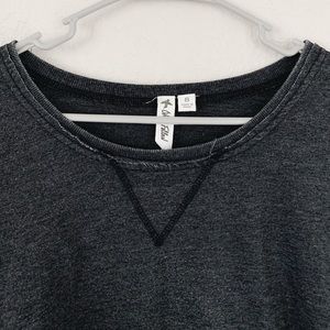 High Low Crewneck Sweater